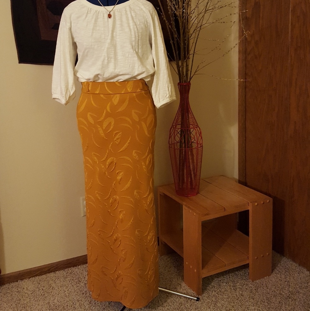 Gorgeous Long Textured Skirt